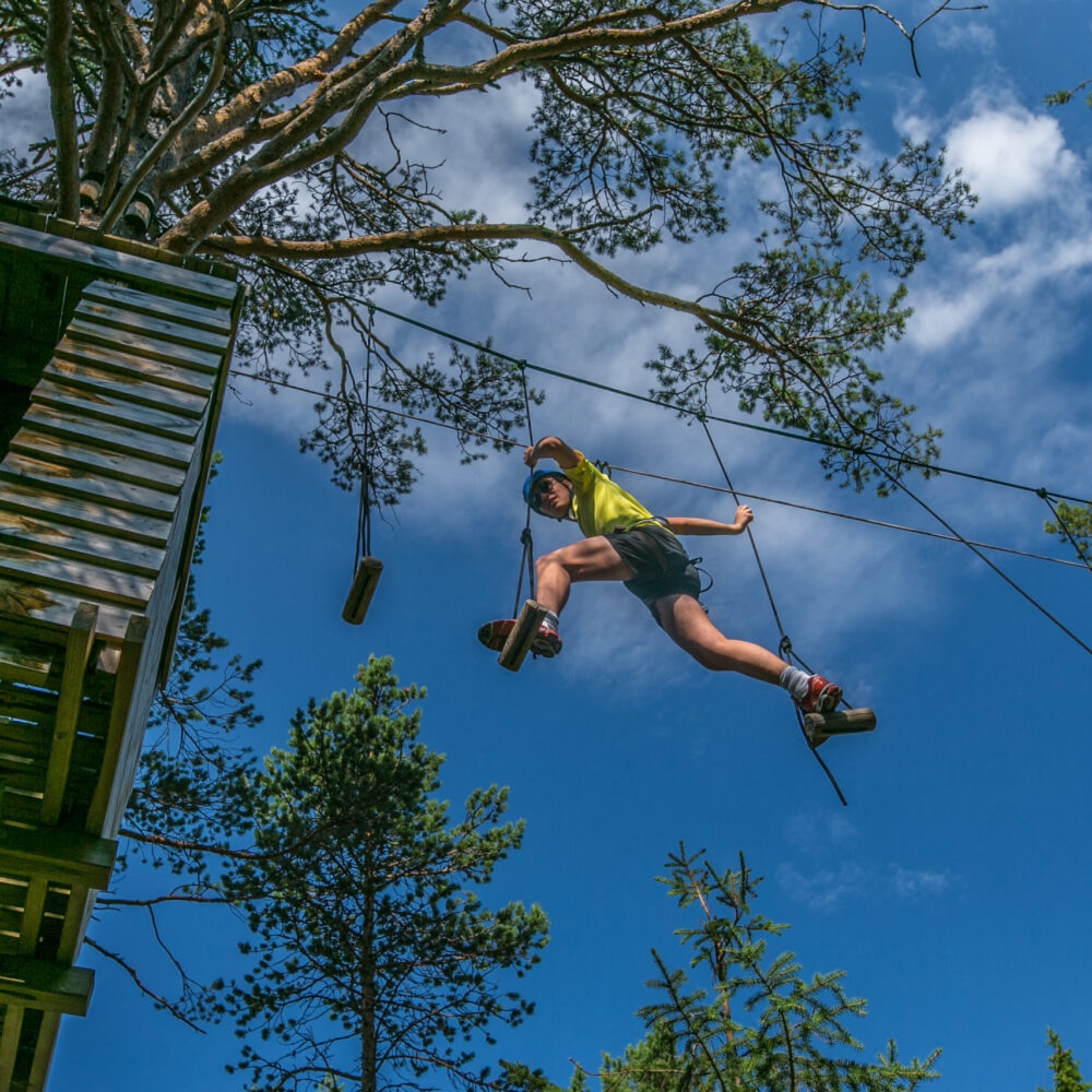 Klatreparken til Beitostølen Aktiv & Skiskole partner av Tilbring på Beitostølen med rabattkode